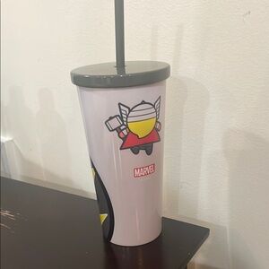 Marvel Thor Tumbler with Straw